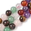 Natural Mixed Gemstone Beads Strands G-P574-A02-10mm-2