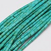 Synthetic Turquoise Beads Strands TURQ-G120-5x9mm-13-1