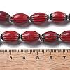 Handmade Millefiori Lampwork Beads Strands LAMP-F035-13C-01-4