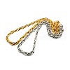 Fashionable 304 Stainless Steel Rope Chain Necklaces for Men STAS-A028-N040-1