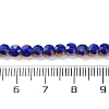 Electroplate Glass Beads Strands EGLA-A040-01G-4