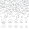   300Pcs 5 Style 1-Hole Resin Shank Buttons BUTT-PH0001-17-2