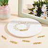 SUNNYCLUE 10Pcs Rack Plating Brass Clear Cubic Zirconia Watch Band Clasps KK-SC0003-11G-5