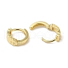 Textured Brass Huggie Hoop Earrings for Women EJEW-C097-06D-G-2