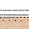 Tarnish Resistant 304 Stainless Steel Popcorn Chain Necklaces NJEW-J032-22P-2
