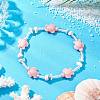 Summer Beach Turtle Anklets AJEW-AN00674-1