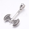 304 Stainless Steel Pendants STAS-P202-02AS-2