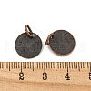 Brass Stamping Blank Tag Charms KK-C3050-R-NF-3
