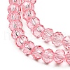 Transparent Baking Paint Glass Beads Strands X1-DGLA-A034-T4mm-D08-3