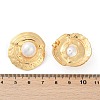 304 Stainless Steel ABS Plastic Pearl Stud Earrings for Women EJEW-U046-11G-5