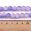 Crackle Glass Beads Strands GLAA-N009-10mm-08-4