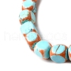 Dyed Natural Magnesite Beads Strands G-L617-B01-8mm-01-4