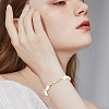 Unicraftale 24Pcs 2 Styles Brass Fold Over Clasps KK-UN0003-11G-6