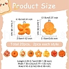 20Pcs 10 Styles Opaque Resin Imitation Food Pendants CRES-YW0002-26-2