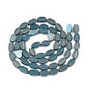 Painted Transparent Glass Beads Strands GLAA-E033-06C-08-2