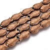Electroplate Glass Beads Strands EGLA-T025-03F-1