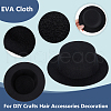 BENECREAT 12Pcs 3 Styles EVA Cloth Mini Hat Fascinator Base AJEW-BC0007-02-4