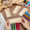 4Pcs Wood Thread Winding Boards AJEW-WH0534-51C-3