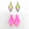 Faceted Rhombus Pendant Silicone Molds DIY-M034-13-1