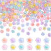   240Pcs 12 Colors Transparent Acrylic Beads MACR-PH0001-75-1