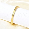304 Stainless Steel Cuff Bangles BJEW-P348-02A-G-3
