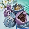  Velvet Jewelry Bags with Drawstring & Plastic Imitation Pearl TP-NB0001-21-5