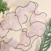 BENECREAT 3 Bags 1M Polyester Pleated Lace Ribbon OCOR-BC0006-58A-4