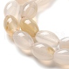 Natural White Agate Beads Strands G-B106-B07-01-4