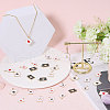 CHGCRAFT 48Pcs 8 Styles Alloy Enamel Pendants FIND-CA0009-08-5