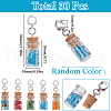 SUNNYCLUE 30Pcs Glass Bottle with Glass Seed Beads European Dangle Charms FIND-SC0012-99-2