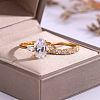 925 Sterling Silver Micro Pave Cubic Zirconia Stackable Finger Rings UD9472-1-1