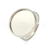 Adjustable Brass Ring Components KK-J110-P-NF-3