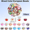 SOFPLATE 120Pcs Resin European Beads FIND-SP0002-05D-2