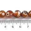 Natural Fire Crackle Agate Beads Strands G-G163-A01-03-5