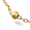 Ion Plating(IP) 304 Stainless Steel Satellite Chains Bracelet for Women BJEW-E111-08G-A-01-2