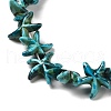 Synthetic Turquoise Dyed Beads Strands G-P507-04A-4