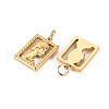 304 Stainless Steel Pendants STAS-S116-127G-2