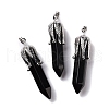 Natural Obsidian Big Pendants G-E059-03AS-06-1