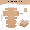 Folding Cardboard Paper Soap Gift Storage Boxes CON-WH0086-149-2