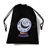 Rectangle Printed Velvet Cloth Packing Pouches ABAG-U006-03G-3