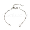 304 Stainless Steel Box Chain and Bracelet Making AJEW-JB01063-1