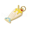 Rack Plating Brass Enamel Pendants KK-S372-03B-01-2