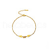 Double Fish 304 Stainless Steel Link Anklets for Women FS-WG2E8EF-01-5