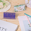 Name Plastic Table Top Display Stand ODIS-WH0070-86A-5