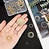 Unicraftale Link & Junp Ring Set for DIY Jewelry Making Finding Kit STAS-UN0032-04-2