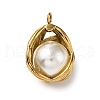 304 Stainless Steel Pendants STAS-P395-14A-G-1