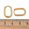 Ion Plating(IP) 304 Stainless Steel Oval Hoop Earrings EJEW-M218-02A-G-3
