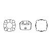 Preciosa® MAXIMA Crystal in Sew-On Cup Y-PRC-SS29-30020-G-2
