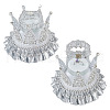 Plastic Rhinestone Ring Boxes CON-WH0086-142-1