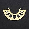 201 Stainless Steel Pendant Links STAS-S105-LA268-1